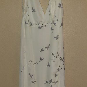 Flock of Birds Long Dress
